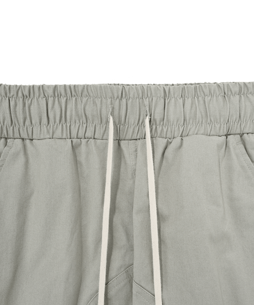 EIGHT CARGO POCKETS PANTS-KHAKI