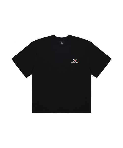 MUSINSA | OY FLOWER SYMBOL LOGO T-BLACK