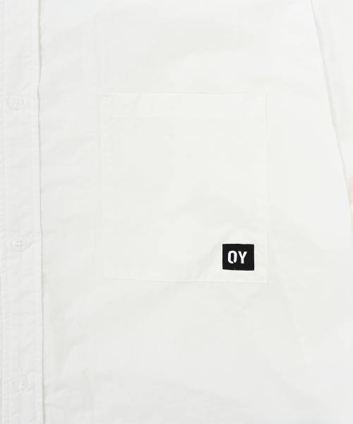 オーワイ(OY) BACK ROUND CUT-OUT SHIRTS-WHITE – UNDERSTUDY CLUB