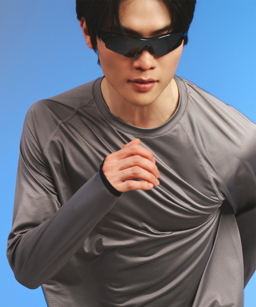 Спортивный лонгслив из сетки Running Mesh (3color)
