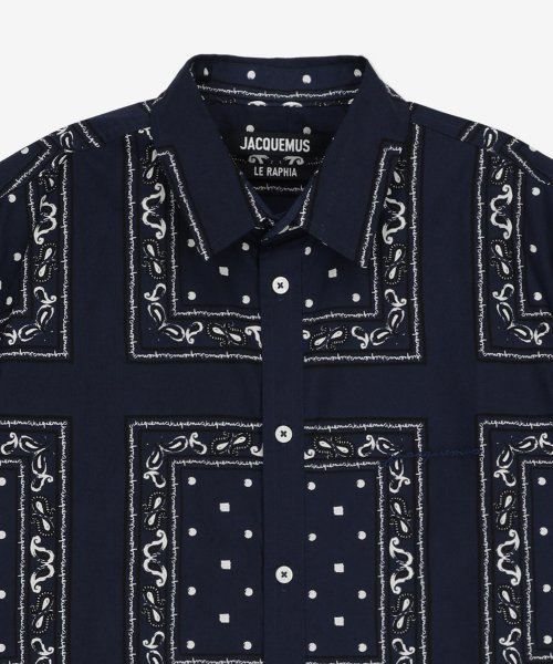 Рубашка с коротким рукавом La Chemise Melo - Navy Paisley / 225SH00613563DK