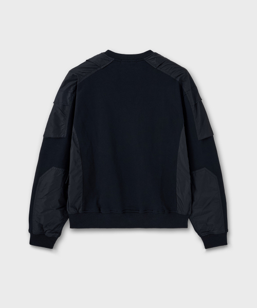 Свитшот с панелями (Black)
