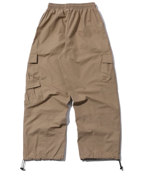 Wide Over Cargo Pants Beige