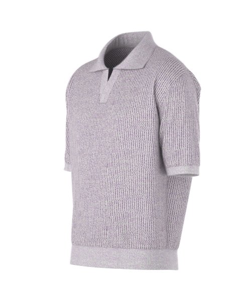 Bookle Half Collar Knit (Purple)