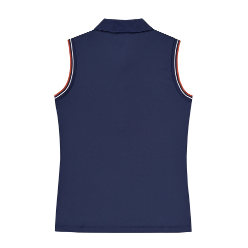 Sleeveless Polo Shirts_Navy