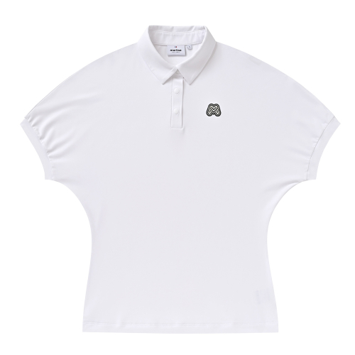 Stretch Raglan Polo Shirts_White