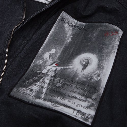 Джинсовая куртка на молнии Vivid Apparition (Black)
