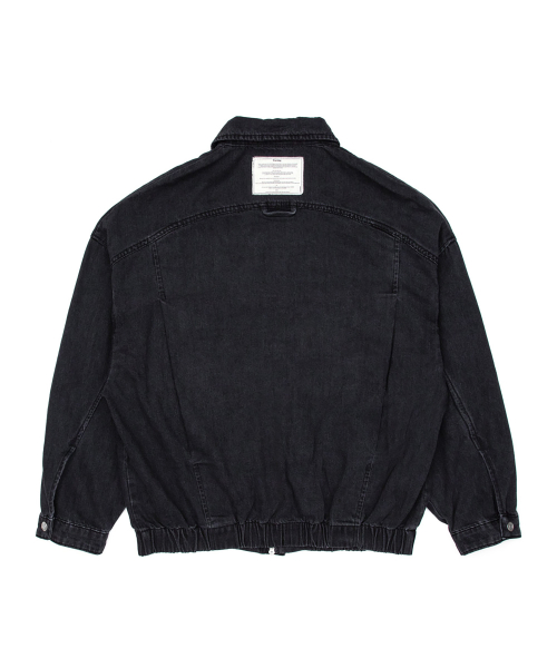 Джинсовая куртка на молнии Vivid Apparition (Black)