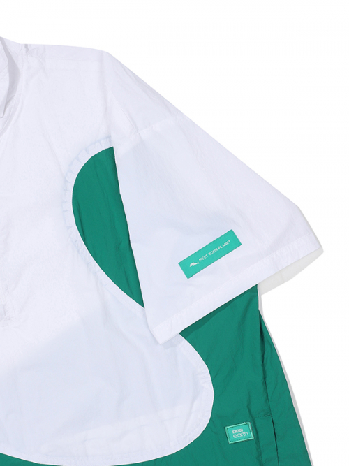 Анорак с коротким рукавом Earth_Teal Green