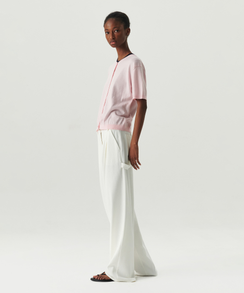 Carpenter Cotton Pants - White