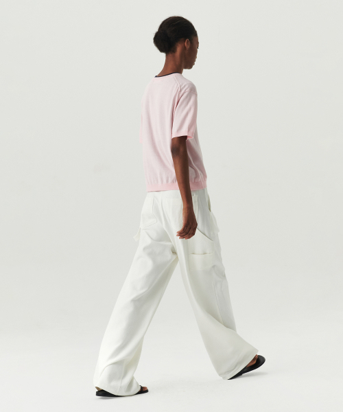 Carpenter Cotton Pants - White