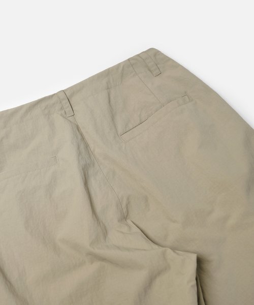 Nylon Ripstop Parachute Pants - Beige