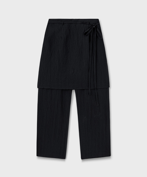 Юбка-брюки из тенселя (Black)