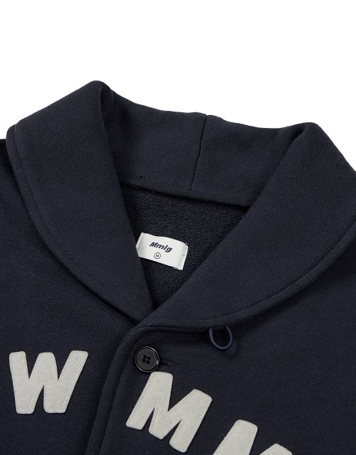 [Mmlg] SHAWL COLLAR SWEAT JUMPER (AUTHENTIC NAVY)