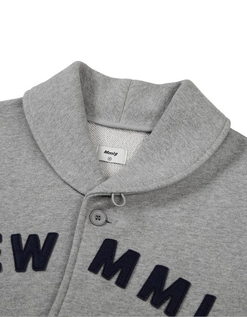 [Mmlg] SHAWL COLLAR SWEAT JUMPER (EVERY GREY)