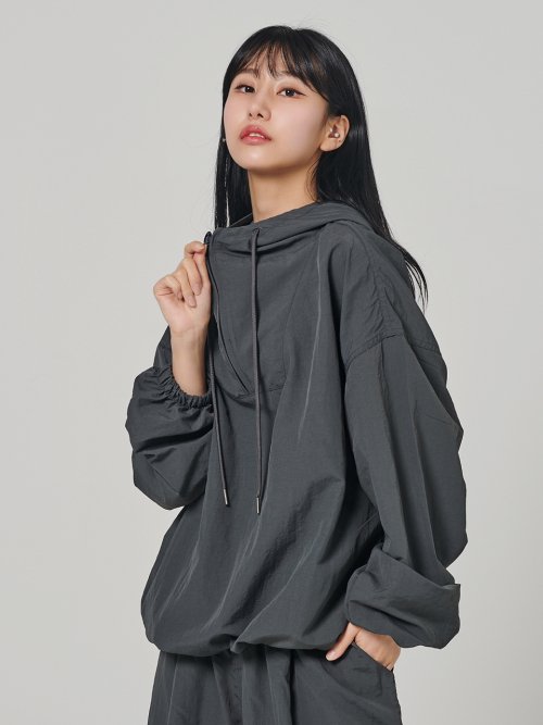Active pullover худи-анорак Charcoal