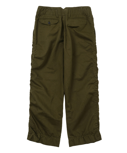 Брюки со сборками сбоку (Khaki)