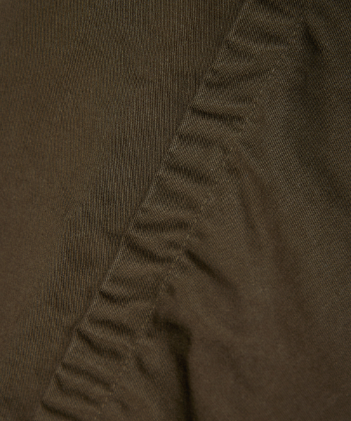 Брюки со сборками сбоку (Khaki)