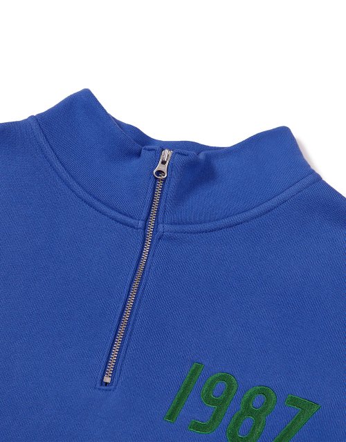 [Mmlg] 19MG HALF-ZIP SWEAT (SEA BLUE)