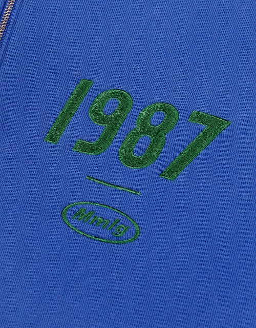 [Mmlg] 19MG HALF-ZIP SWEAT (SEA BLUE)