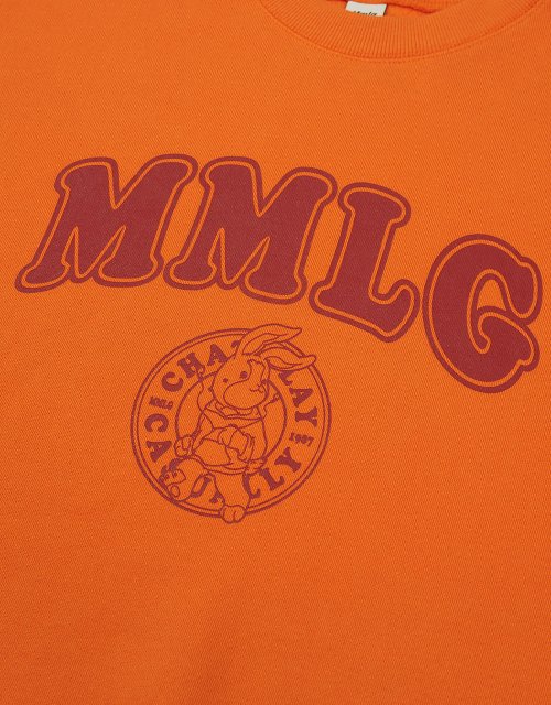 [Mmlg] RUNNING CREST SWEAT (UNIVERSE ORANGE)