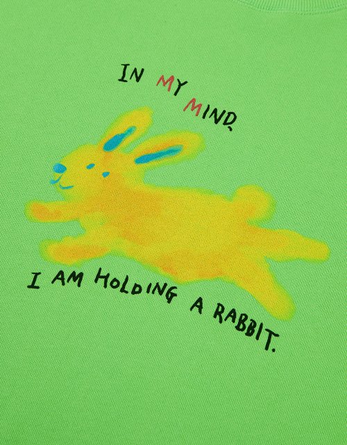 RUN RABBIT SWEAT (JELLY GREEN)