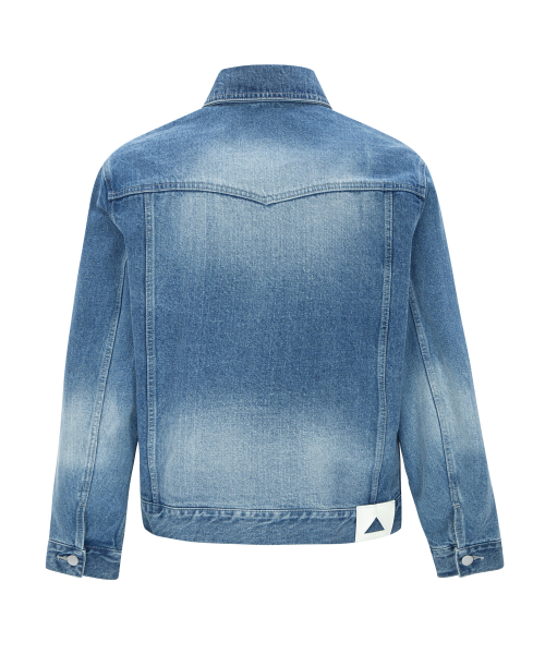 WESTERN DENIM TRUCKER JACKET (BLUE)