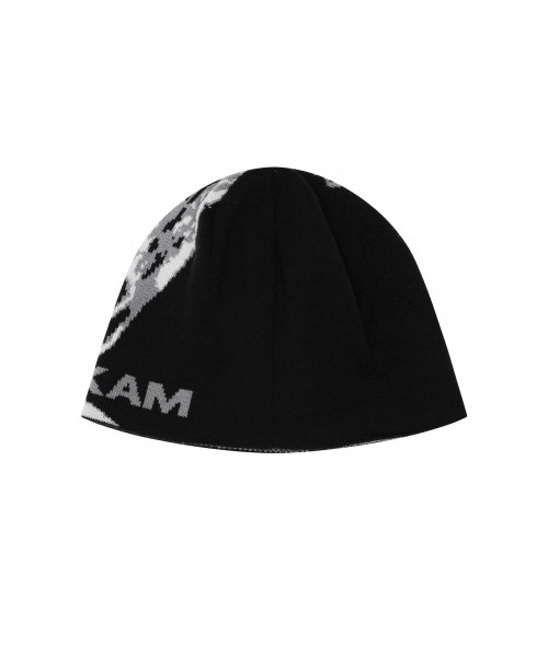 MUSINSA | AAKAM Scream Jacquard Beanie (Black)