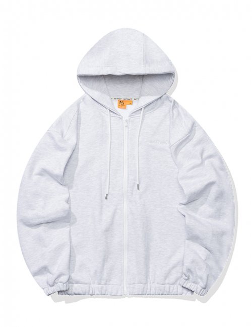 Худи на молнии Drop Shoulder_Melange