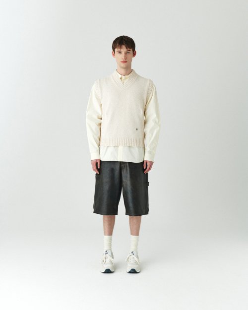 HET CRUNKY VEST BEIGE