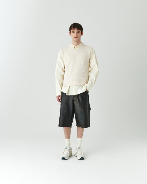 HET CRUNKY VEST BEIGE