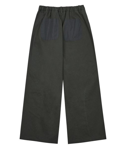 러브이즈트루(LUVISTRUE) PY CURVED WIDE PANTS(CHARCOAL) - 사이즈