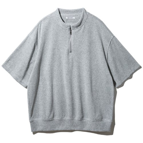 Однотонное махровое поло на молнии DLX4601 (4 COLOR)