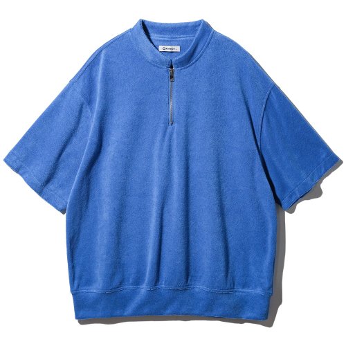 Однотонное махровое поло на молнии DLX4601 (4 COLOR)
