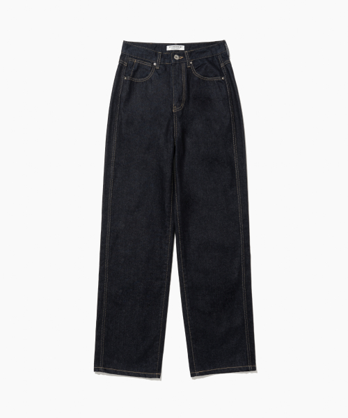 STRAIGHT DENIM PANTS INDIGO