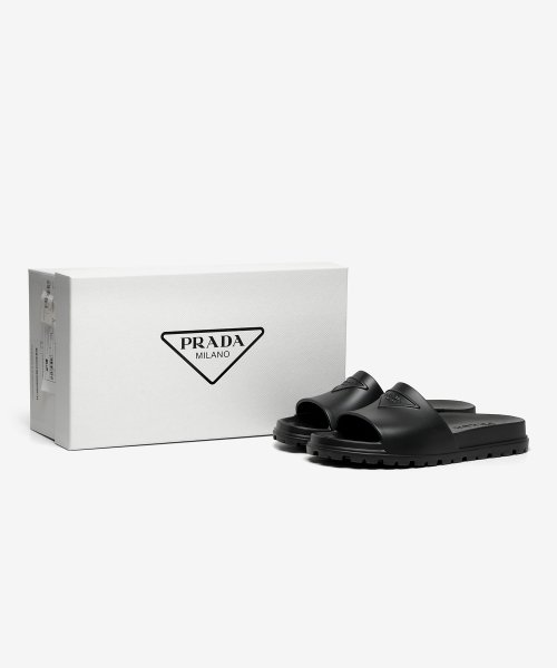 Men's rubber 2024 slide sandals