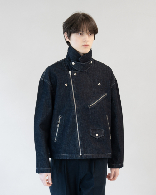 Denim Rider Jacket Indigo