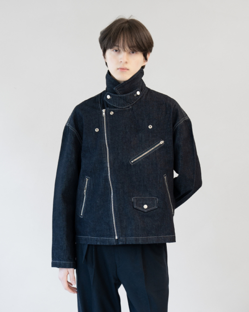 Denim Rider Jacket Indigo