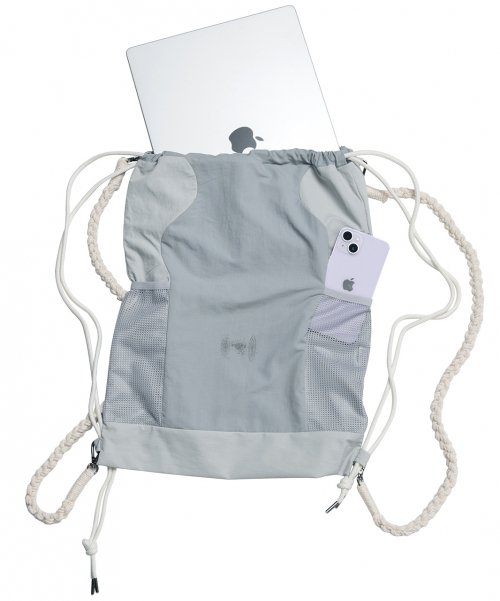 MUSINSA | FLAREUP Wave Handmade Gym Sack - Sky Gray (FL-724)