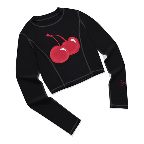 【爆買い！】 Big KIRSH | MUSINSA Cherry [Black] Guard Rash Crop ジャケット・アウター