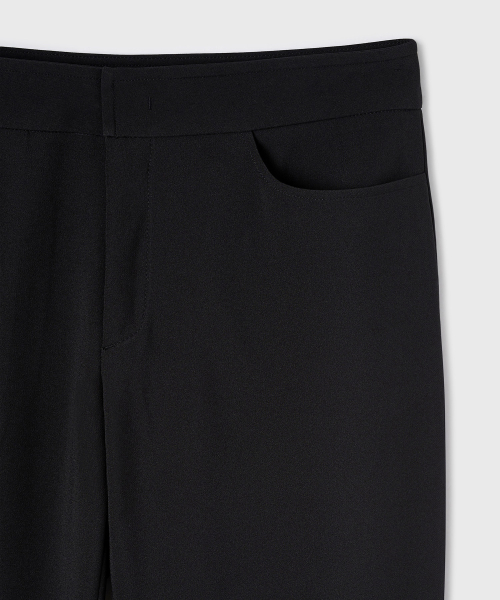 Расклешенные брюки Sleek (Black)