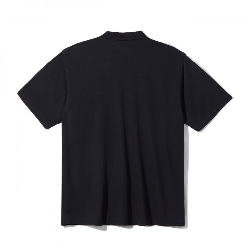 Базовый трикотажный поло-поло (Black)