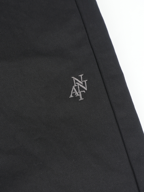 2TUCK BALLOON TRAVEL PANTS BLACK