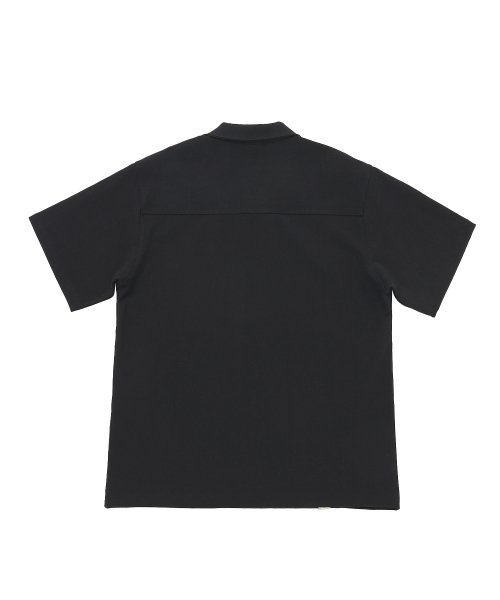N BT POCKET 1 2 COLLAR TEE Black