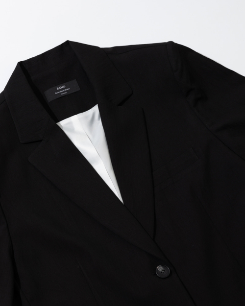 Colin Taylor воротник боковой разрез блейзер с коротким рукавом Black COLIN57BK