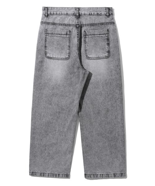 Свободные широкие джинсы Black EYLP6221