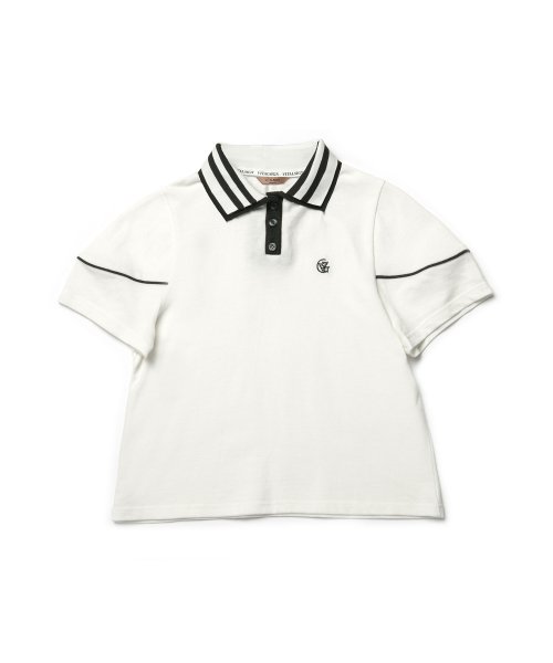 Double Collar Logo T Shirt