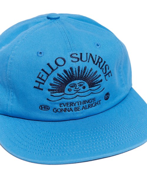 HELLO SUNRISE Arch Logo 6Panel Cap Green