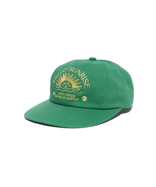 HELLO■HS Arch Logo 6Panel Cap ■送料込 HELLO SUNRISE Arch Logo 6Panel Cap Green