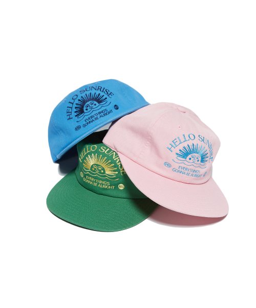 HELLO SUNRISE Arch Logo 販売 6Panel Cap Green